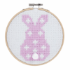 Picture of Bunny Felt Cross Stitch With Hoop