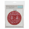 Picture of Nordic Red Cross Stitch With Hoop