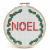 Picture of Noel Cross Stitch With Hoop