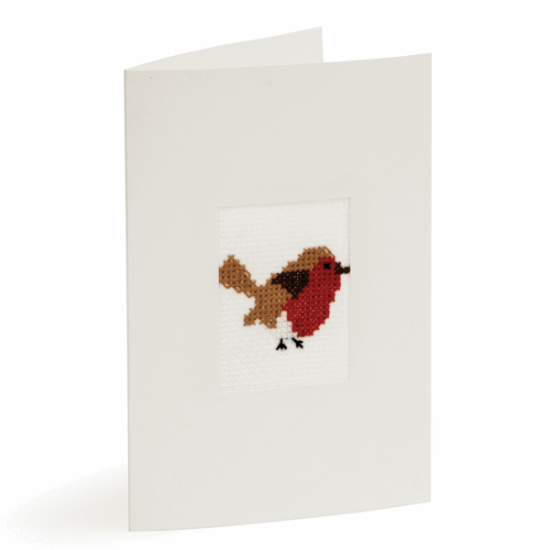 Picture of Robin Cross Stitch Card