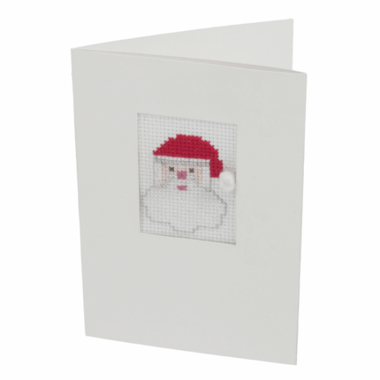 Picture of Santa Cross Stitch Card