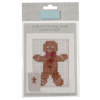Picture of Ginger Bread Man Cross Stitch Card