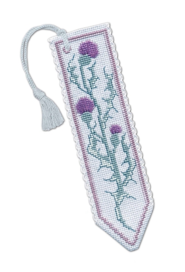 Picture of Ancient Thistles Bookmark Cross Stitch Kit