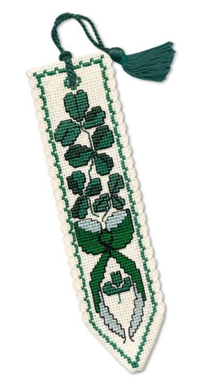 Picture of Shamrock Bookmark Cross Stitch Kit