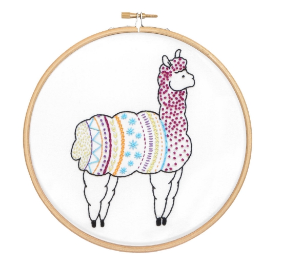 Picture of Alpaca Contemporary Embroidery Kit