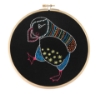 Picture of Black Puffin Contemporary Embroidery Kit