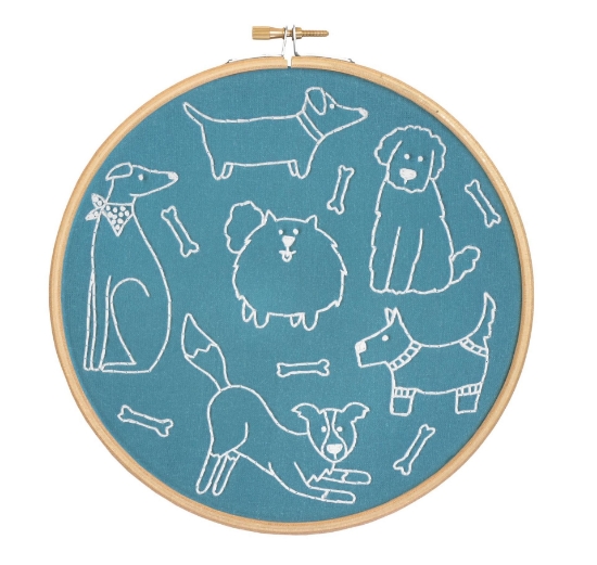 Picture of Dandy Dogs Contemporary Embroidery Kit