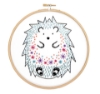 Picture of Hedgehog Contemporary Embroidery Kit