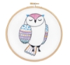 Picture of Owl Contemporary Embroidery Kit