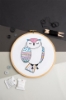 Picture of Owl Contemporary Embroidery Kit