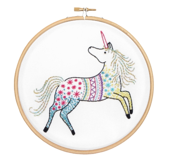 Picture of Unicorn Contemporary Embroidery Kit