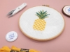 Picture of Pineapple 6" Cross Stitch Kit by Sew Sophie Crafts