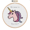 Picture of Unicorn 6" Cross Stitch Kit by Sew Sophie Crafts