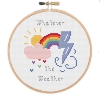 Picture of Whatever The Weather 6" Cross Stitch Kit by Sew Sophie Crafts