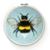 Picture of Bee in a Hoop Needle Felting Kit