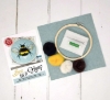 Picture of Bee in a Hoop Needle Felting Kit