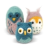 Picture of Owl Family Needle Felting Kit