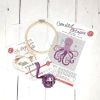 Picture of Purple Octopus Cross Stitch Kit