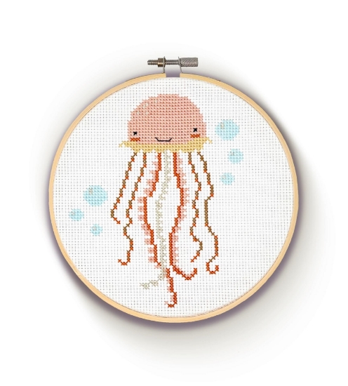 Picture of Jellyfish Cross Stitch Kit