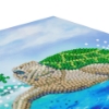 Picture of Turtle Paradise, 18x18cm Crystal Art Card