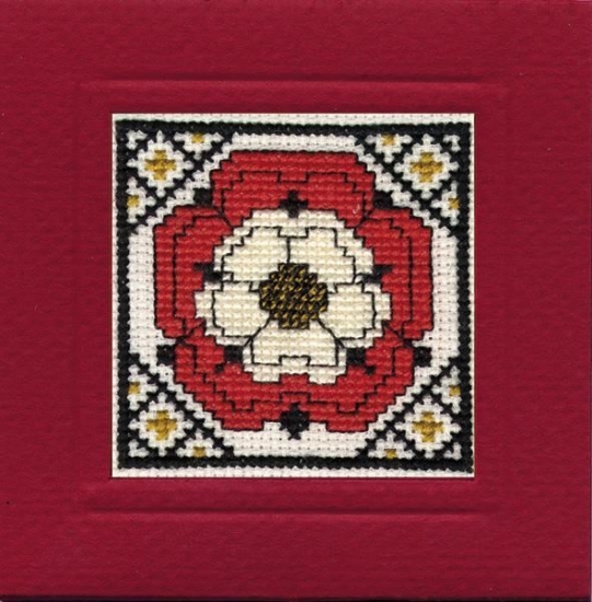 Picture of Tudor Rose Miniature Card