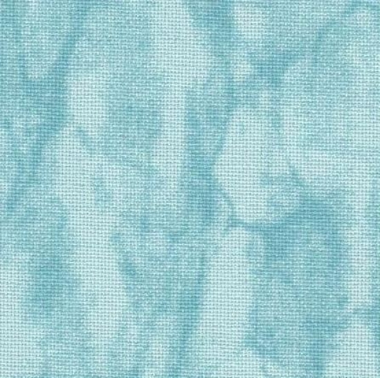 Picture of Zweigart Vintage Teal Marble 32 Count Murano Cotton Evenweave (5439)