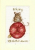 Picture of Merry Christmouse Christmas Card Cross Stitch Kit by Bothy Threads