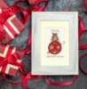 Picture of Merry Christmouse Christmas Card Cross Stitch Kit by Bothy Threads