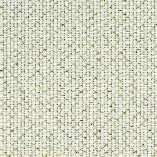 Picture of Zweigart Offcuts 14 Count Aida Cream Aida/Gold Flecked (118) Multiple Sizes