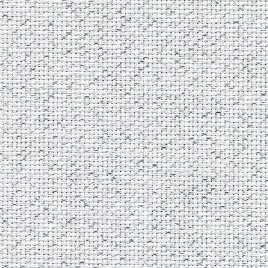 Picture of Zweigart Offcuts 18 Count Aida White Aida/Silver Flecked (17) Multiple Sizes