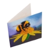 Picture of Bumblebee , 18x18cm Crystal Art Card