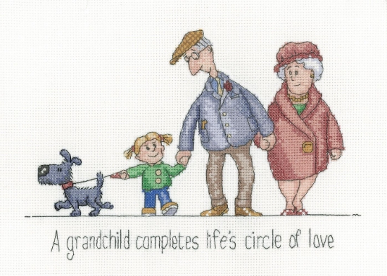 Picture of Circle of Love - 14 ct Aida Golden Years Cross Stitch Kit