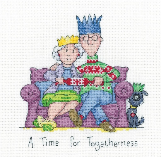Picture of Togetherness - 14 ct Aida Golden Years Cross Stitch Kit