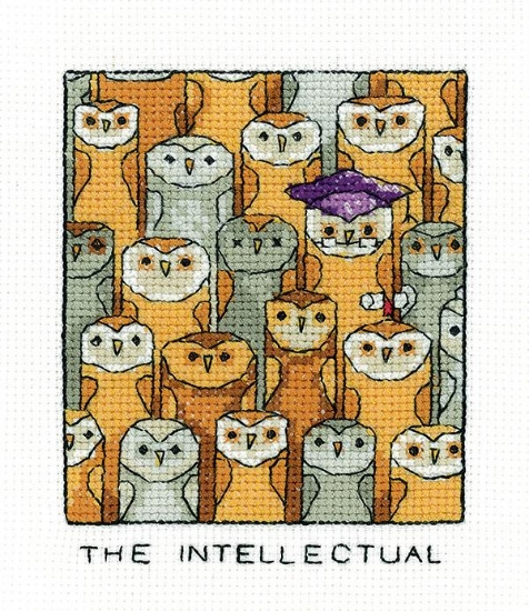 Picture of The Intellectual - 14ct Aida Simply Heritage Cross Stitch Kit
