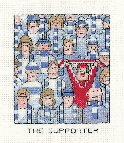 Picture of The Supporter - 14ct Aida Simply Heritage Cross Stitch Kit