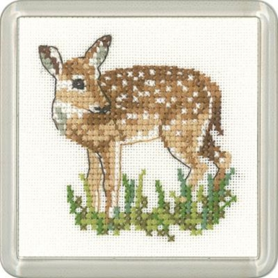 Picture of Fawn - Little Friends Coaster Cross Stitch Kit