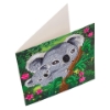Picture of Koala Hugs, 18x18cm Crystal Art Card