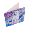 Picture of Unicorn Garland, 18x18cm Crystal Art Card