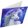 Picture of Starlight Unicorn, 18x18cm Crystal Art Card