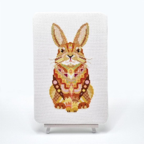 Picture of Mandala Rabbit Cross Stitch Kit by Meloca Designs