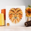 Picture of Mandala Lion Cross Stitch Kit by Meloca Designs