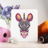 Picture of Mandala Zebra Cross Stitch Kit by Meloca Designs