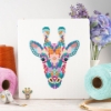 Picture of Mandala Giraffe Cross Stitch Kit by Meloca Designs