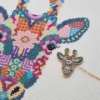 Picture of Mandala Giraffe Cross Stitch Kit by Meloca Designs