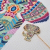 Picture of Mandala Elephant Cross Stitch Kit by Meloca Designs