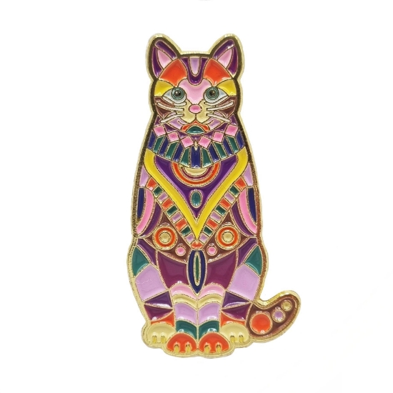 Picture of Mandala Cat Needle Minder by Meloca Designs