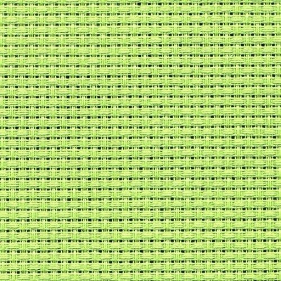 Picture of Zweigart Offcuts 8 Count Aida Binca Lime Green (6140) Multiple Sizes