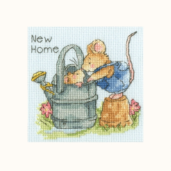 Picture of Welcome Home Greetings Card Cross Stitch Kit by Bothy Threads