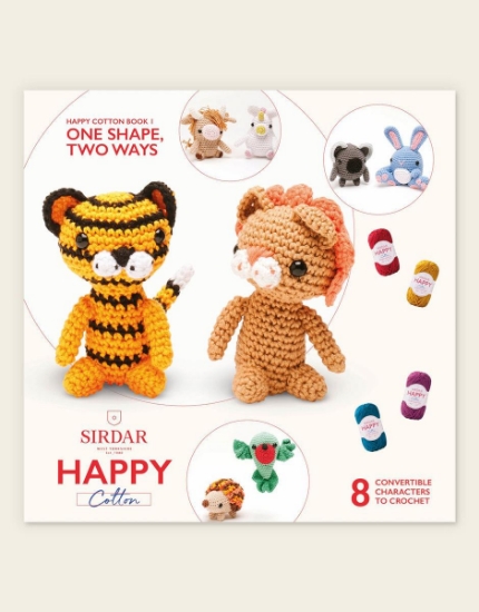 Picture of One Shape Two Ways (Animal Characters) 1 Soft Amigurumi Happy Cotton Toys Pattern Book