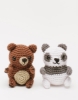 Picture of One Shape Two Ways  (Animal Characters) 2 Soft Amigurumi Happy Cotton Toys Pattern Book